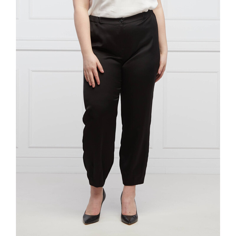 Persona by Marina Rinaldi Saténová kalhoty RENDE | Regular Fit