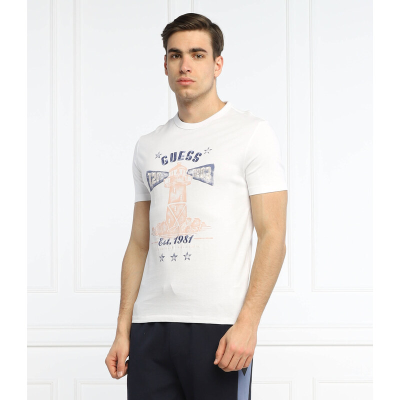 GUESS Tričko Thewat | Slim Fit