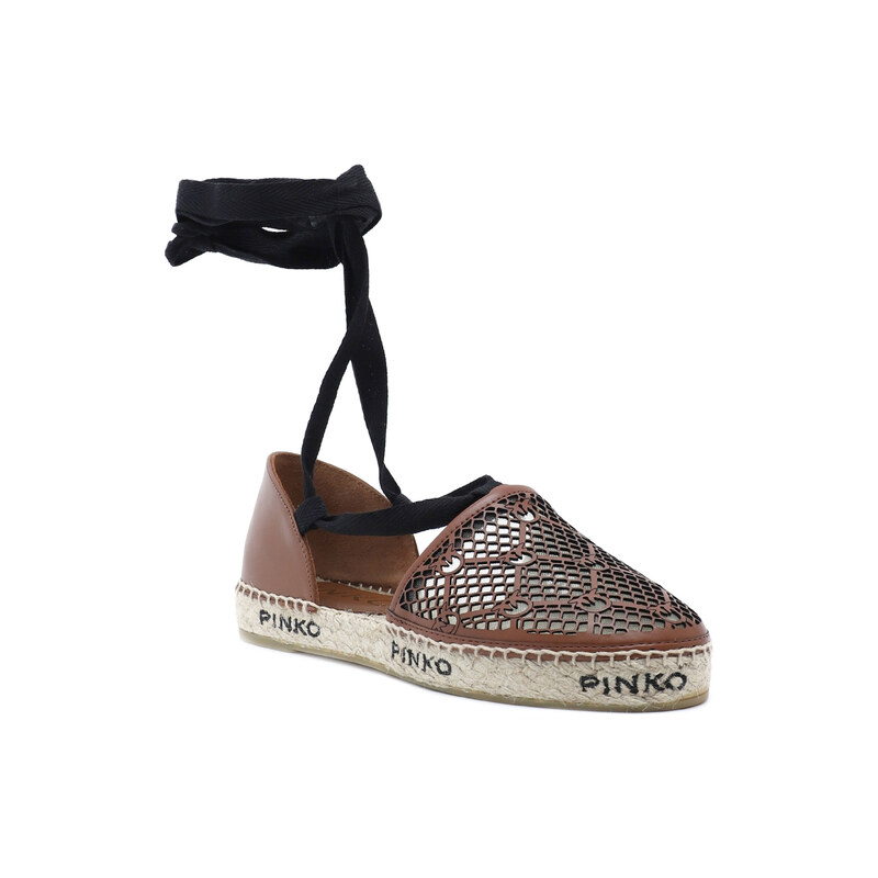 Pinko Kožené espadrilky ANGELICA