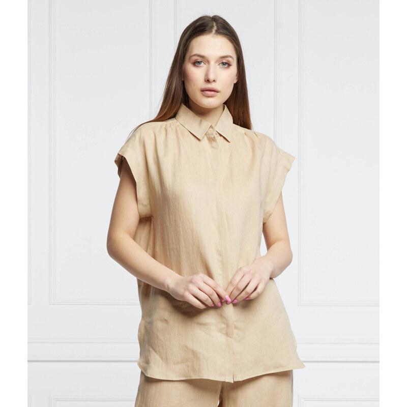 Marella SPORT Lněná košile INCLUSO | Relaxed fit 66301328
