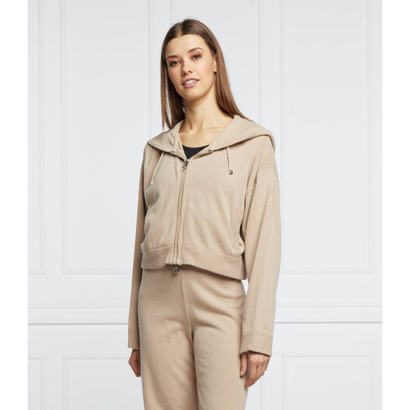 Juicy Couture Mikina | Cropped Fit s přídavkem vlny a kašmíru 66043654