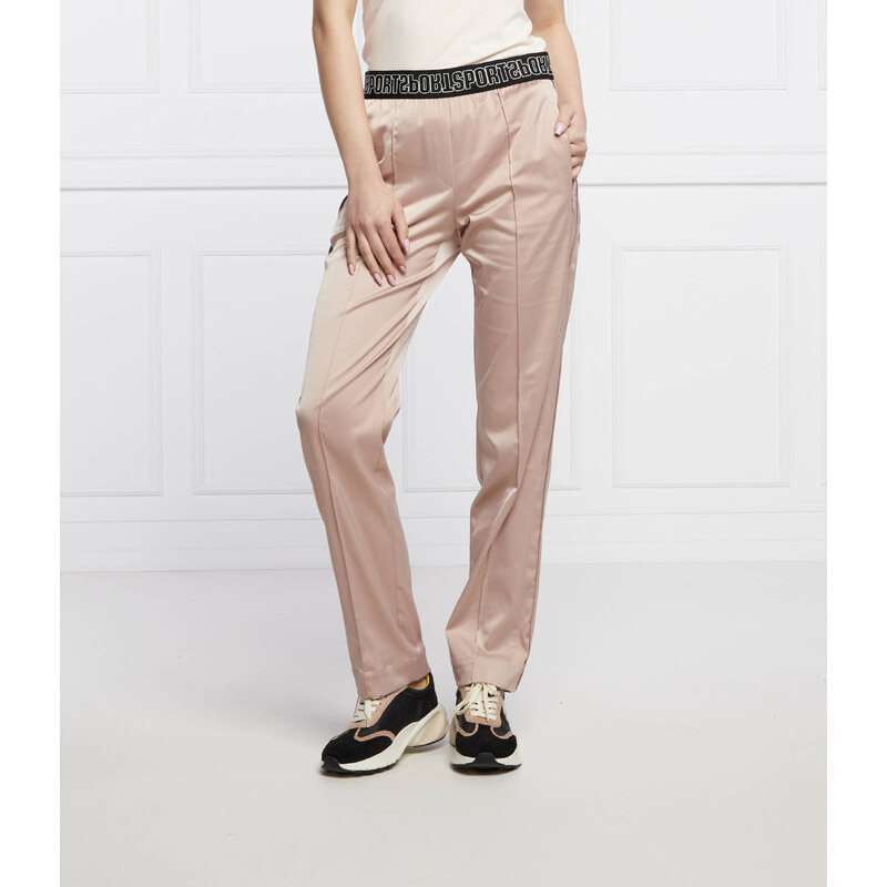 Marc Cain Saténová kalhoty | Relaxed fit 65640555