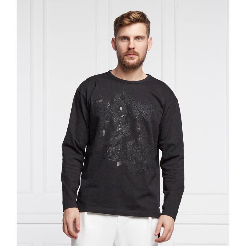 BOSS GREEN Mikina Tovel Lotus | Regular Fit