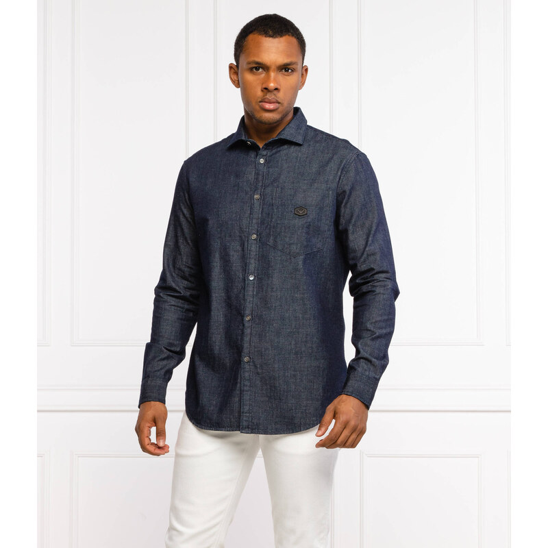Emporio Armani Džínová košile | Regular Fit