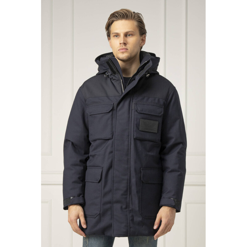 Emporio Armani Bunda | Regular Fit | s příměsí vlny