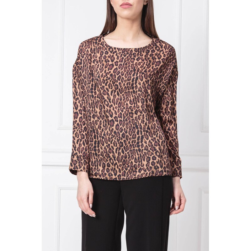 NA-KD Halenka Leopard | Relaxed fit 39443212
