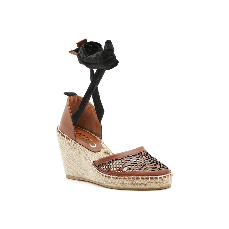 Pinko Espadrilky Patty s přídavkem kůže