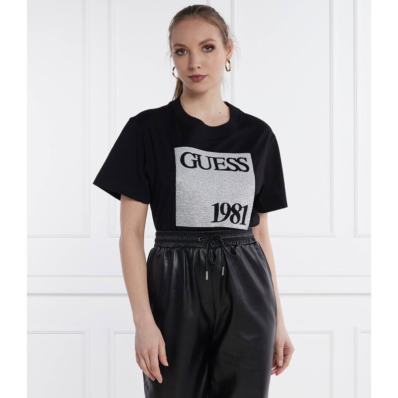 GUESS Tričko BEADS | Regular Fit