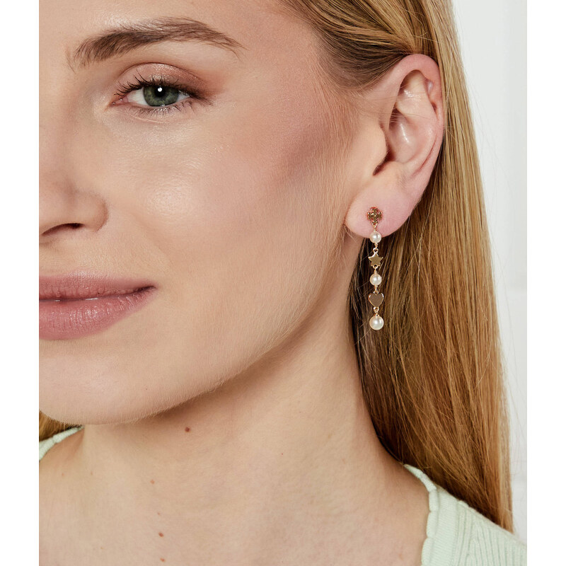 TORY BURCH Náušnice Kira Linear Pear