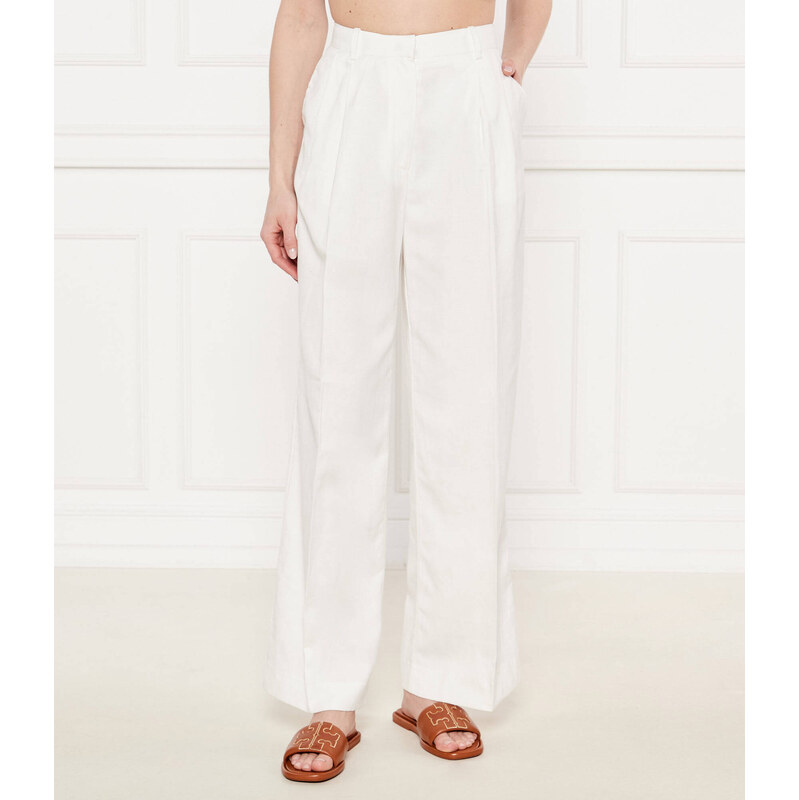 Tommy Hilfiger Kalhoty | flare fit přidáním lnu