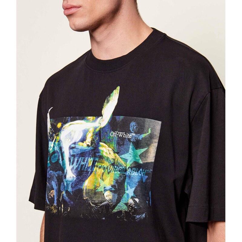 OFF-WHITE Tričko REVE CARAVAGGIO | Relaxed fit