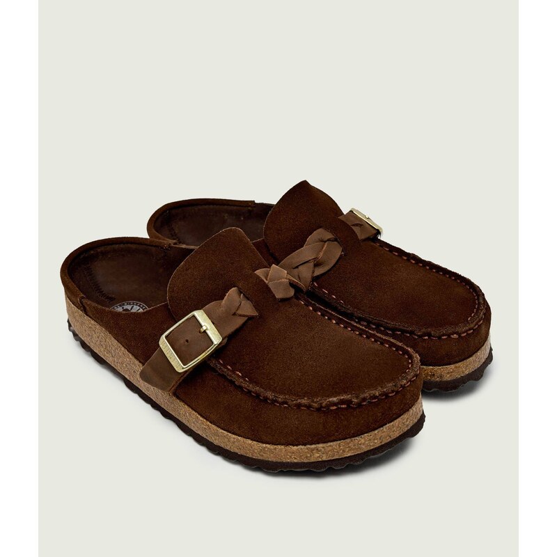 Birkenstock Pantofle typu mules Buckley Braided | narrow fit | | semiš
