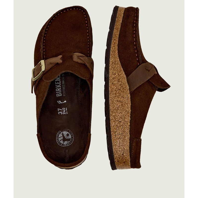 Birkenstock Pantofle typu mules Buckley Braided | narrow fit | | semiš