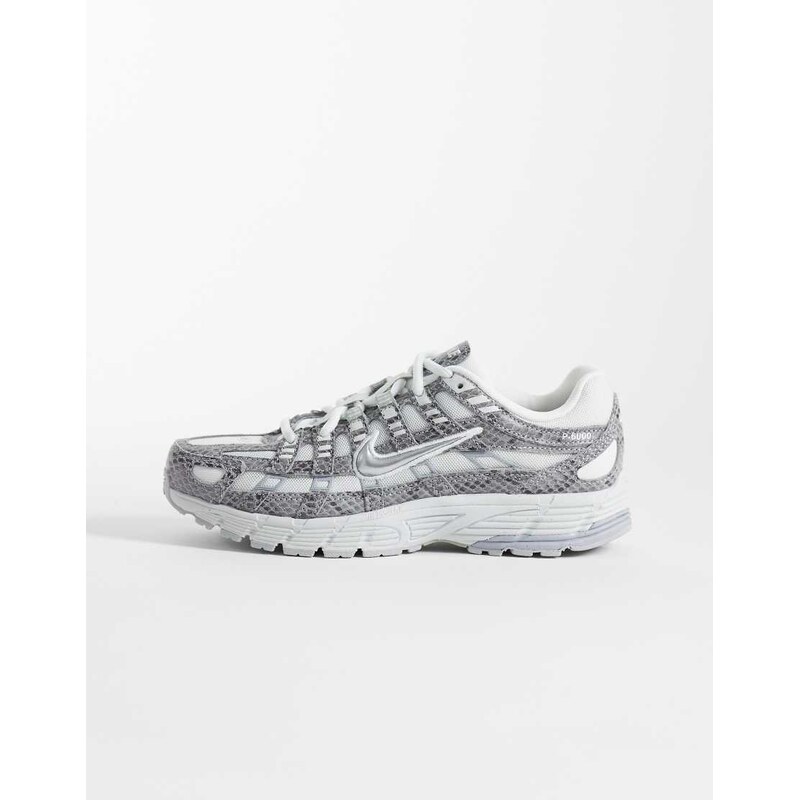 Nike P-6000 SE trainers in white and snake print 115743856