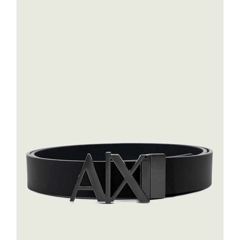 Armani Exchange Kožený oboustranný opasek