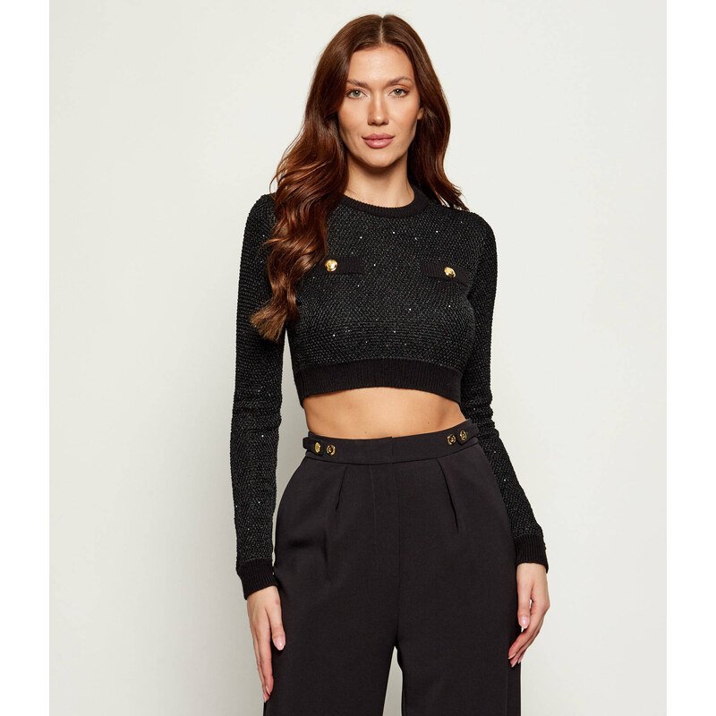 Elisabetta Franchi Svetr | Cropped Fit | s příměsí vlny