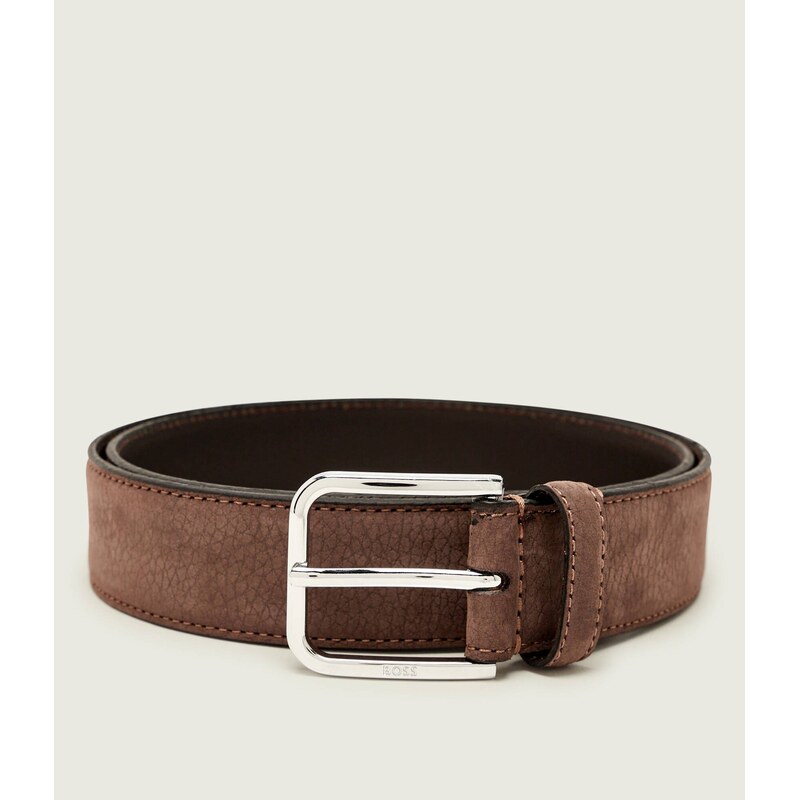 BOSS BLACK Kůžoný opasek Madison-B1_NbSt_Sz35