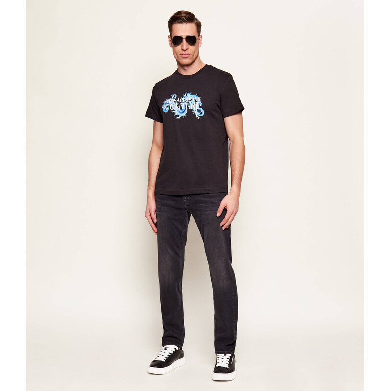 Versace Jeans Couture Tričko Baroque Wave | Slim Fit