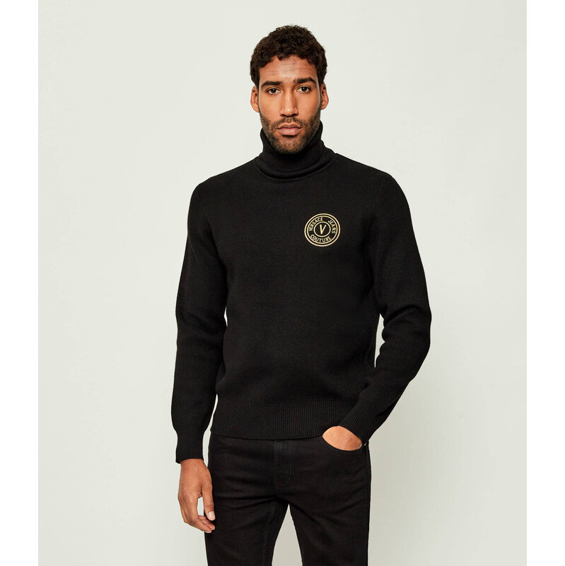 Versace Jeans Couture Rolák | Slim Fit s přídavkem vlny a