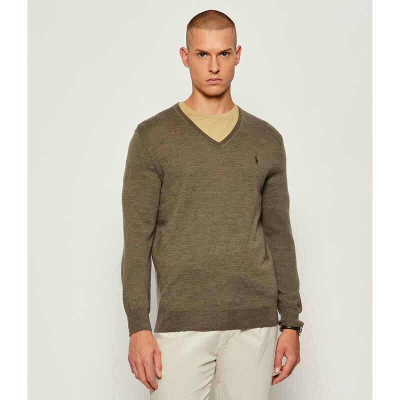 POLO RALPH LAUREN Vlněný svetr | Slim Fit
