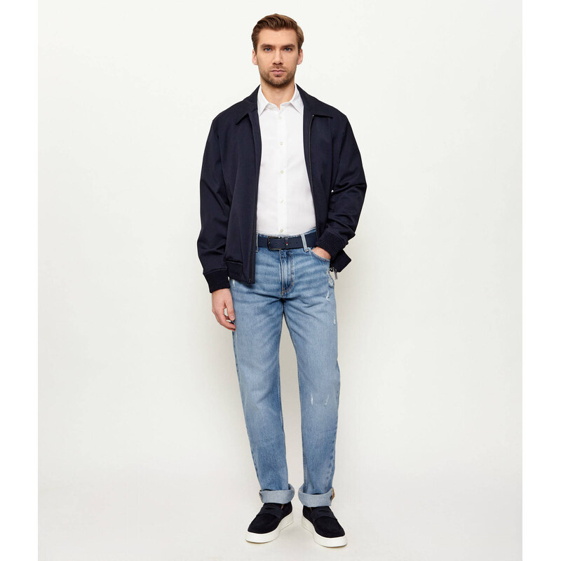 GUESS Košile | regular fit přidáním lnu