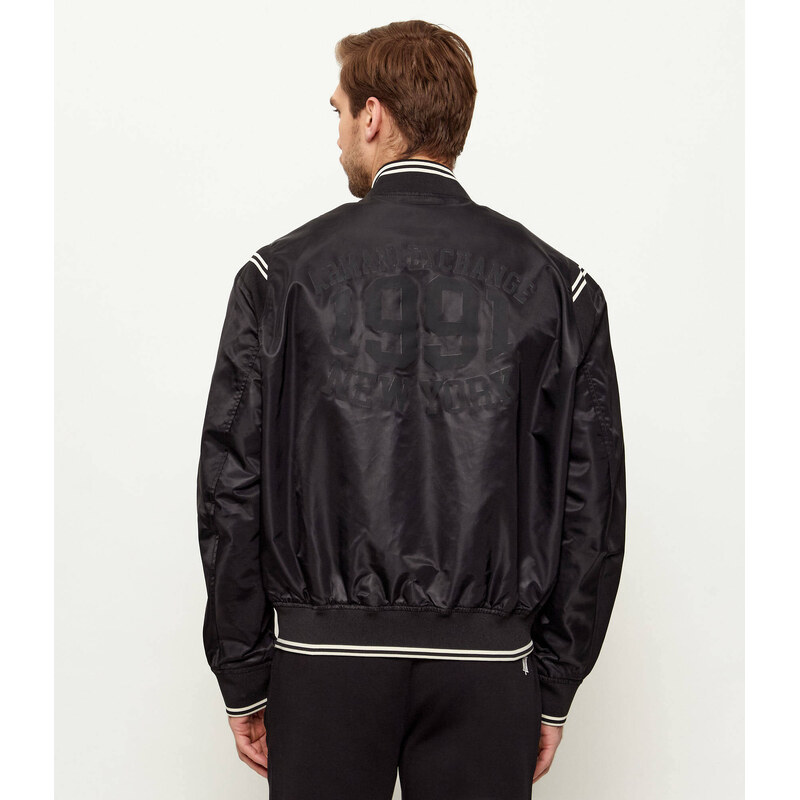 Armani Exchange Saténová bunda bomber | regular fit