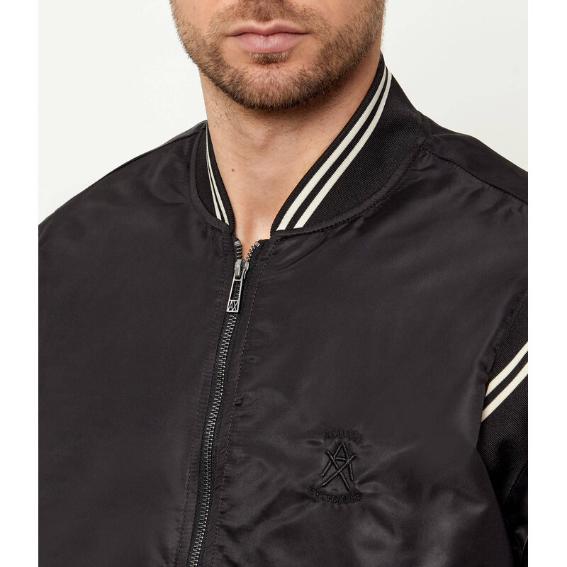 Armani Exchange Saténová bunda bomber | regular fit