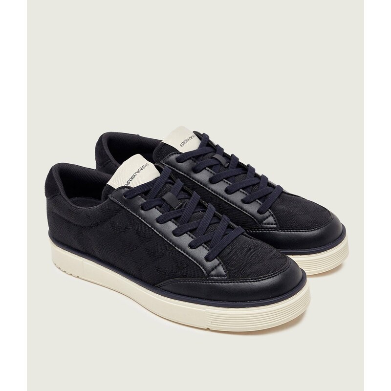 Emporio Armani Tenisky s přídavkem kůže