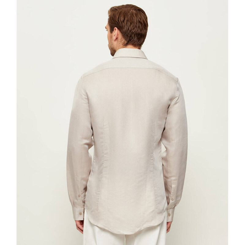 Calvin Klein Lněná košile | Slim Fit