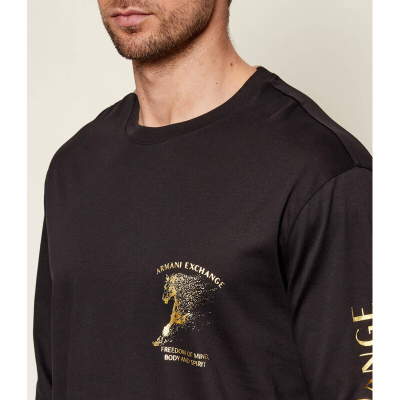 Armani Exchange Tričko s dlouhým rukávem | regular fit