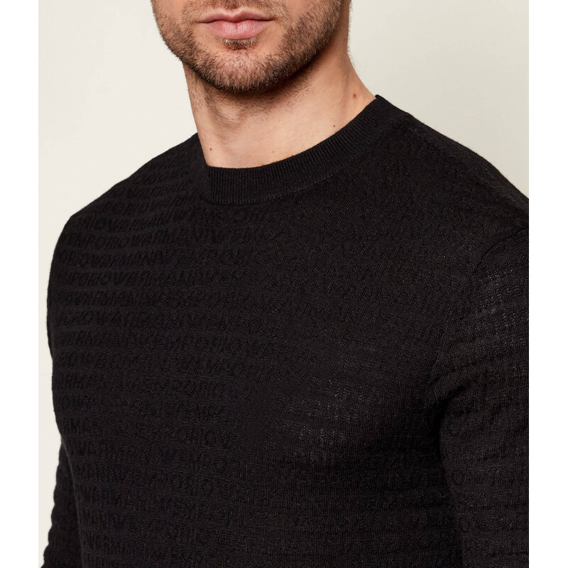 Emporio Armani Vlněný svetr | regular fit