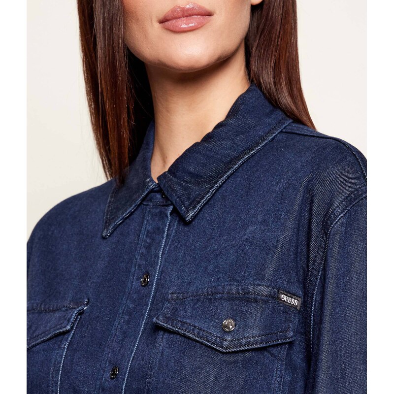 GUESS Džínová košile ASTRID SHACKET | regular fit