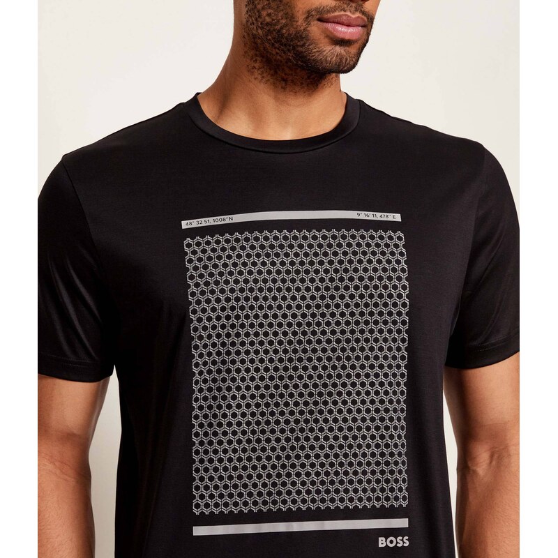 BOSS GREEN Tričko TS_Tour Print | regular fit