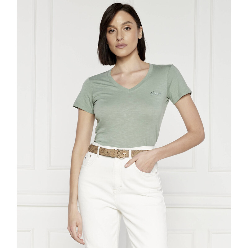 GUESS Tričko SS VN SLUBBY | Regular Fit