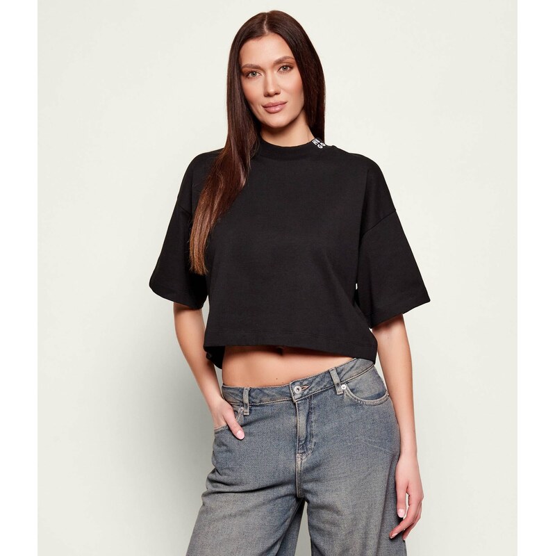HUGO Tričko Damelody | Cropped Fit