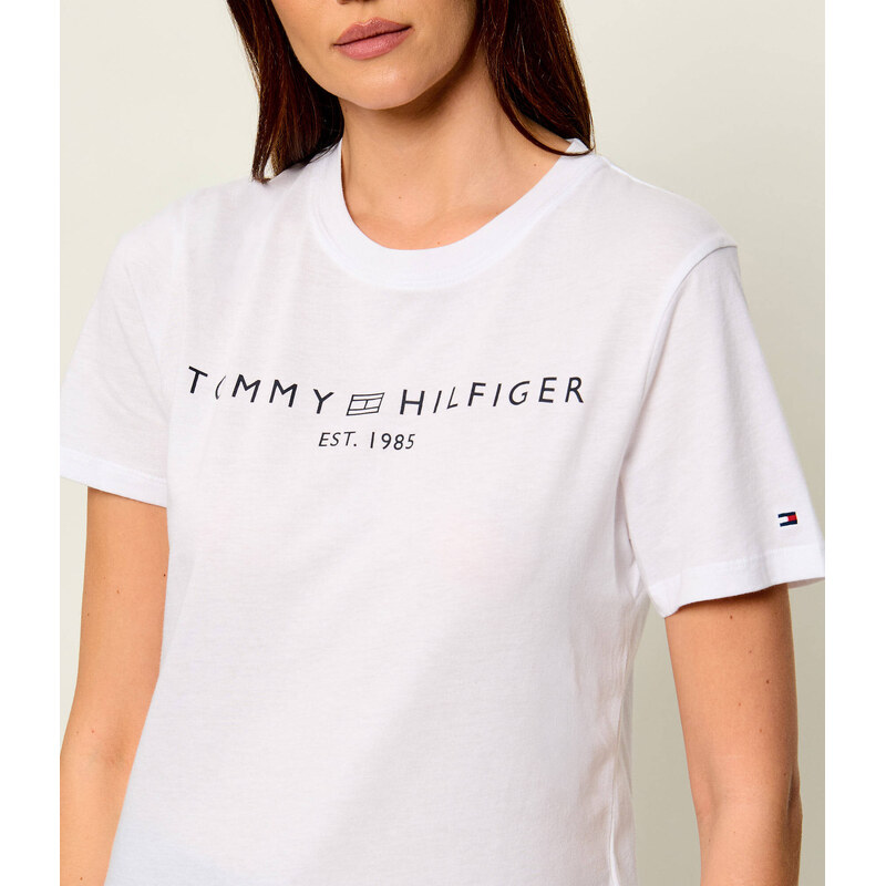 Tommy Hilfiger Tričko REG CORP LOGO C-NK SS | Regular Fit