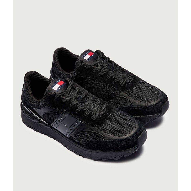 Tommy Jeans Tenisky TJM TECHNICAL RUNNER ESS s přídavkem kůže