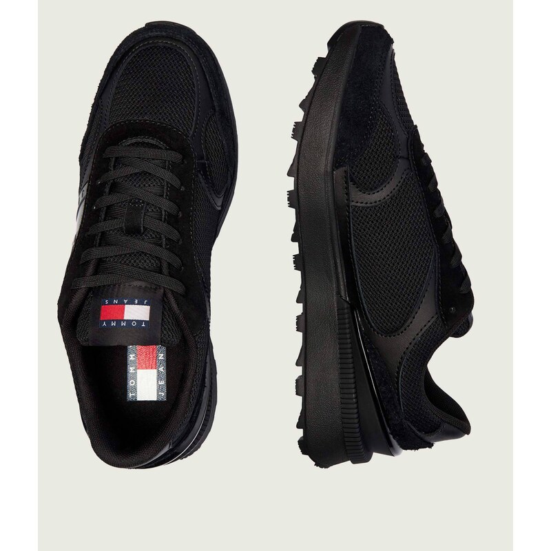 Tommy Jeans Tenisky TJM TECHNICAL RUNNER ESS s přídavkem kůže