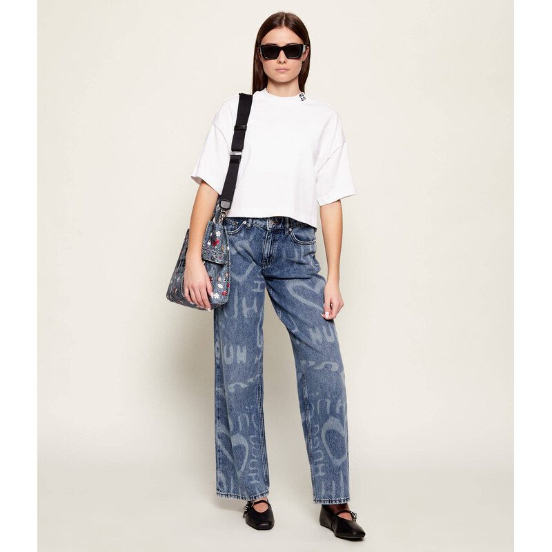 HUGO Tričko Damelody | Cropped Fit