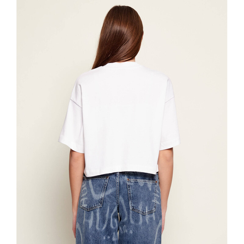 HUGO Tričko Damelody | Cropped Fit