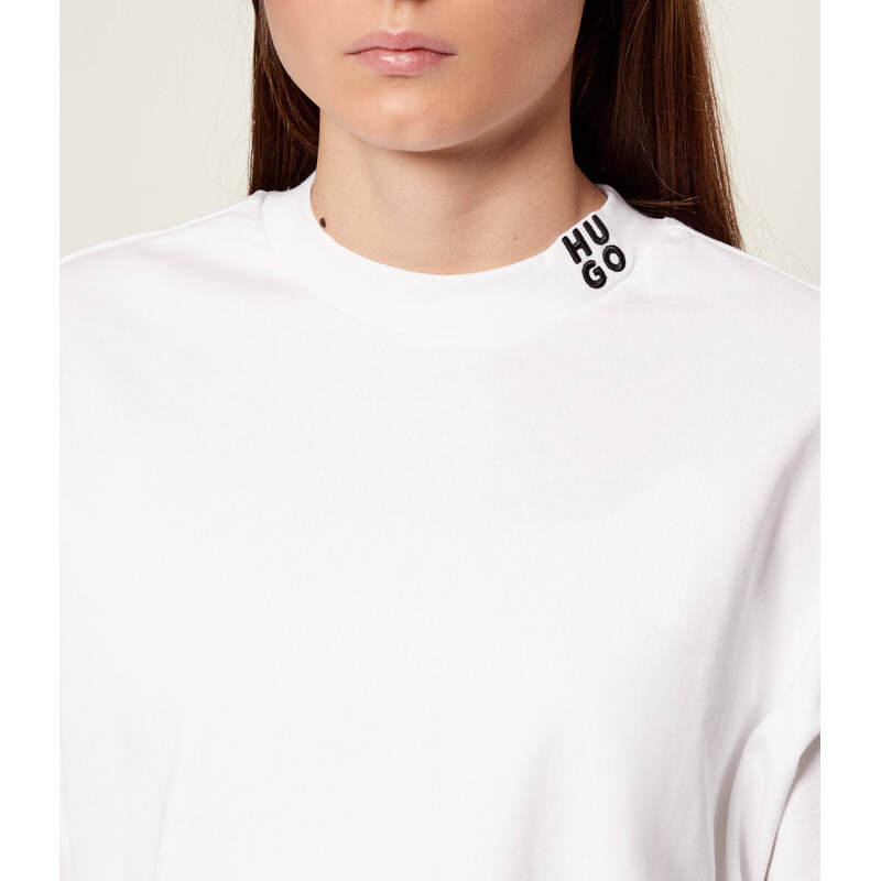 HUGO Tričko Damelody | Cropped Fit