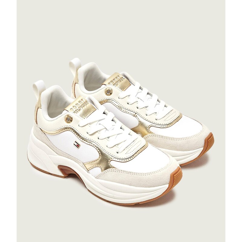 Tommy Hilfiger Kožené tenisky CHUNKY RUNNER | semiš