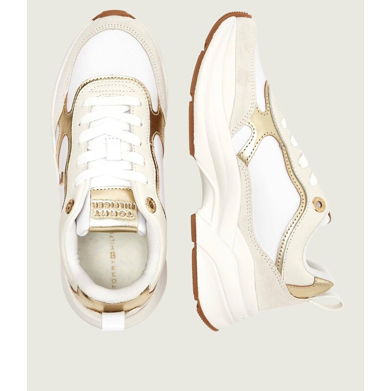 Tommy Hilfiger Kožené tenisky CHUNKY RUNNER | semiš
