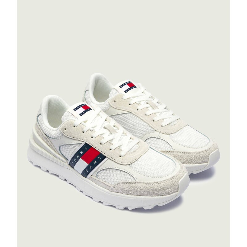 Tommy Jeans Tenisky TJM TECHNICAL RUNNER ESS s přídavkem kůže
