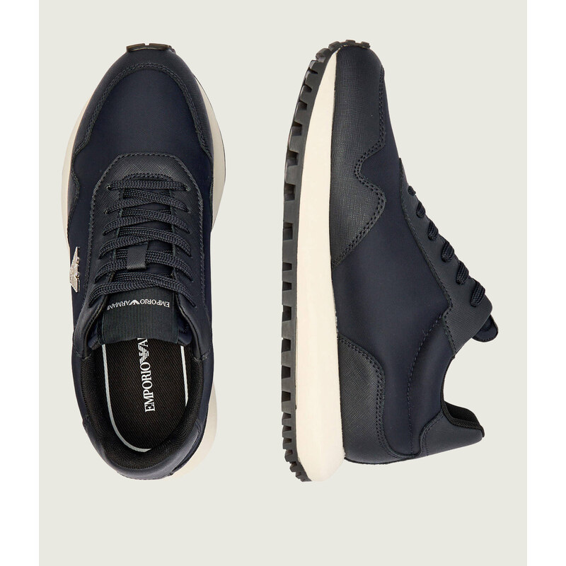 Emporio Armani Tenisky s přídavkem kůže