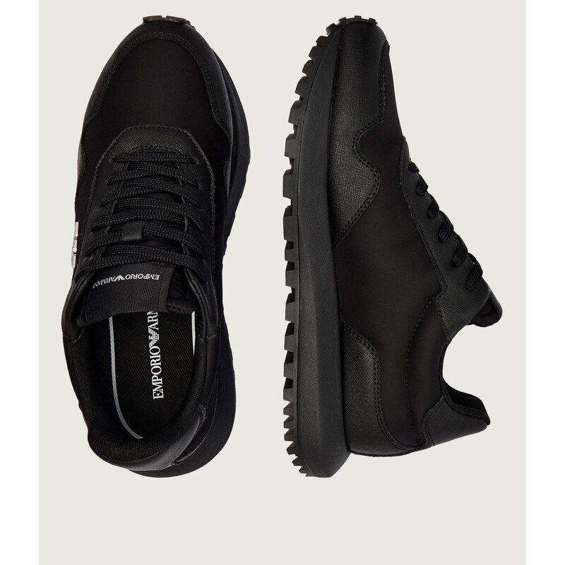 Emporio Armani Tenisky s přídavkem kůže