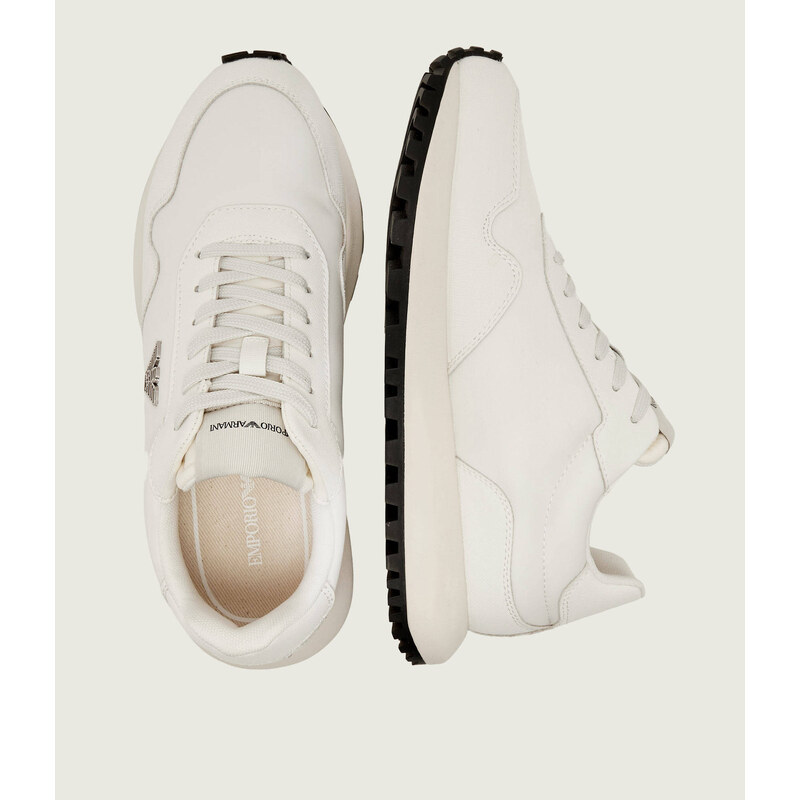 Emporio Armani Tenisky s přídavkem kůže
