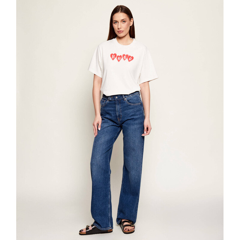 HUGO Tričko Vintage Tee_22 | Relaxed fit