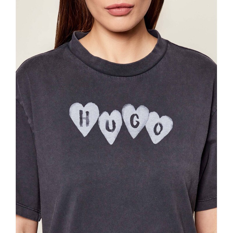 HUGO Tričko Vintage Tee_22 | Relaxed fit