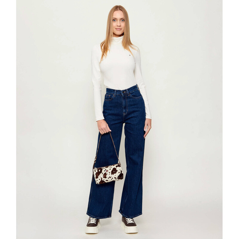 Tommy Jeans Kožená kabelka na rameno TJW MUST